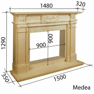 Мраморный портал Medea Madeira