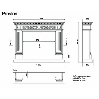 Мраморный портал Preston Madeira