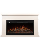 Каминокомплект Firelight California 40 молочный с очагом Aurora RTFP/P-AR40LS
