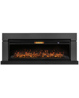 Каминокомплект Firelight Lindos 60 графит с очагом Aurora RTFP/P-AR60LS