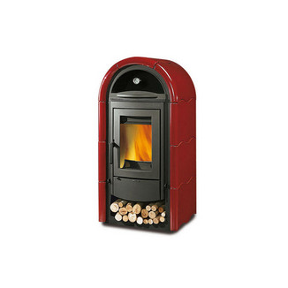 Печь-камин La Nordica Stefany forno BO (бордовый)