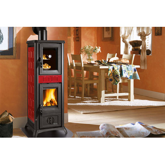 Печь-камин La Nordica Gemma Forno Elegance Bordeaux (бордовый)