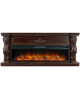 Каминокомплект Windsor 60 с очагом Vision 60 LOG LED темный дуб