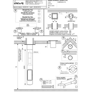 Подвесной дровяной камин Slimfocus подвесной