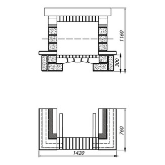 Облицовка BELLERIVE SR, с деревянной балкой (Supra-Russia)