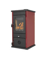 Печь-камин MBS THERMO VESTA PLUS DARK RED
