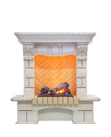 Каминокомплект Dimplex Pierre Luxe слоновая кость с очагом Cassette 400