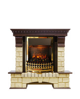 Каминокомплект Dimplex Pierre Lux темный дуб, шампань с очагом Atherton