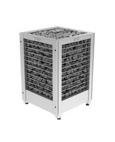 Электрическая печь Harvia Modulo 15,8 кВт, (2 стороны - решетка, передняя + левая), steel (без пульта)