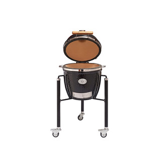Керамический гриль MONOLITH Junior Black 2.0 (на ножках)