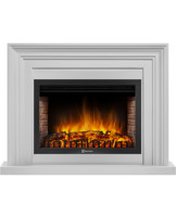 Каминокомплект Stretto 30 белый с очагом Electrolux EFP/P-3020LS N