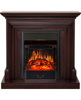 Каминокомплект Bradford с очагом Majestic FX Black темный дуб