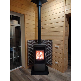 Печь-камин EMBER SKI-211 ручное регулирование, черный