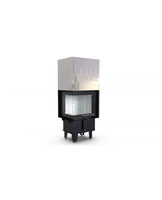 Топка DEFRO HOME INTRA XSM BL MINI G, 8 кВт, 519/478/430мм, угловое стекло слева, гильотина