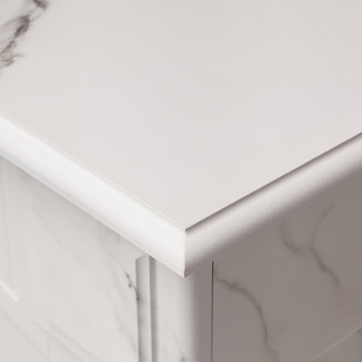 Электрокамин RealFlame Carolina Marble 25,5 WT Evrika 25,5 LED