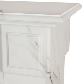 Электрокамин RealFlame Carolina Marble 25,5 WT Evrika 25,5 LED