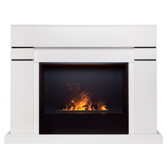 3D электрокамин Lindelse 26 WT BLACK ВСТАВКА + 3D CASSETTE 630 Panel