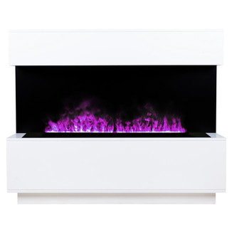 3D электрокамин Modern CST 1000 WT CASSETTE 1000 3D LED RGB