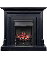 Каминокомплект Bradford с очагом Fobos Black серый графит
