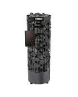 Электрическая печь Harvia Cilindro PC70XE Black Steel, пульт в комплекте