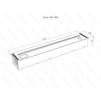 Автоматический биокамин Lux Fire Smart Flame 1500 RC