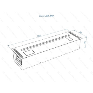 Автоматический биокамин Lux Fire Smart Flame 1000 RC