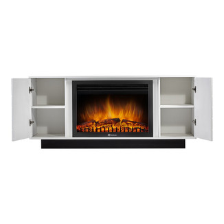 Каминокомплект Como 30 белый, черный с очагом Electrolux: EFP/P-3020LS N