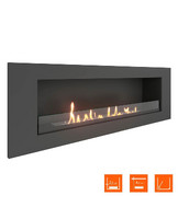 Биокамин в нишу SteelHeat LONG 1200 Small